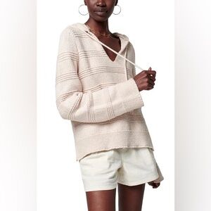 Faherty Poppy Sweater Hoodie Cool Summer Night Coverup Boat Beach Coastal Medium